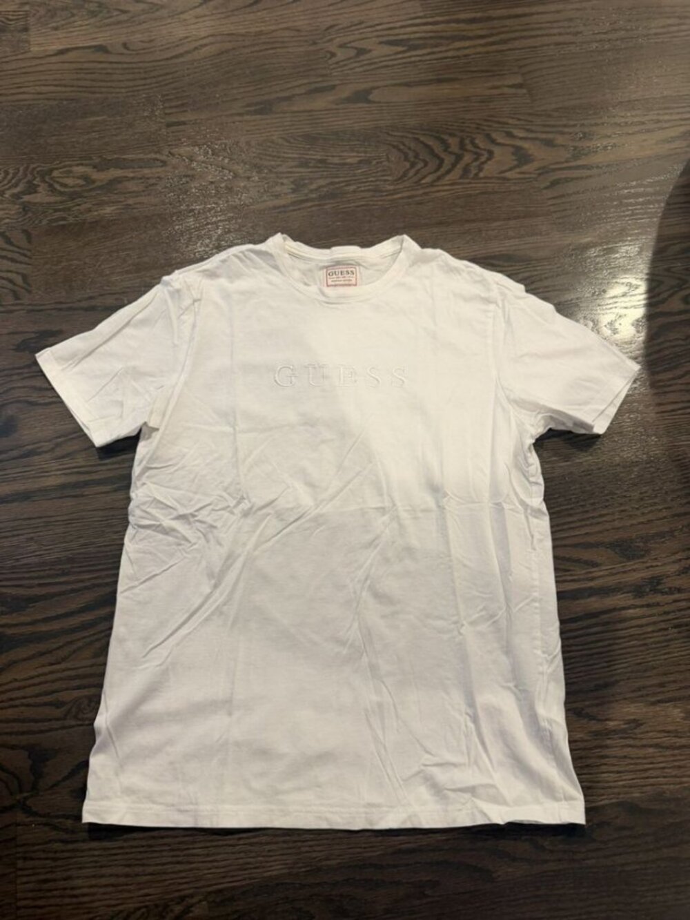 Guess White Slim Fit T-Shirt Size S